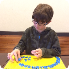 Child Using Abecedarian Product